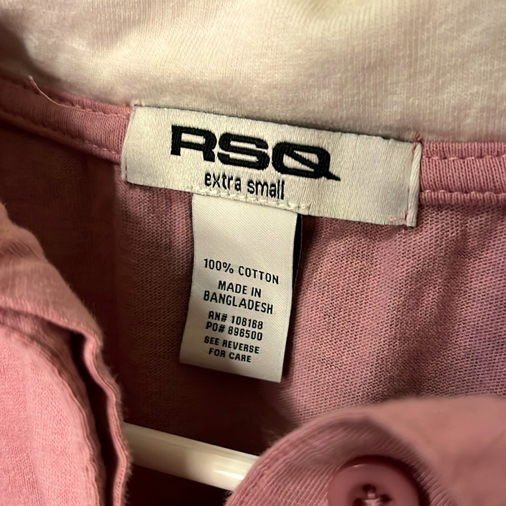 Pink and green RSG cropped Long sleeve - Picture 3 of 5
